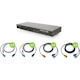 IOGEAR 8-Port USB PS/2 Combo VGA KVM Switch with Cables