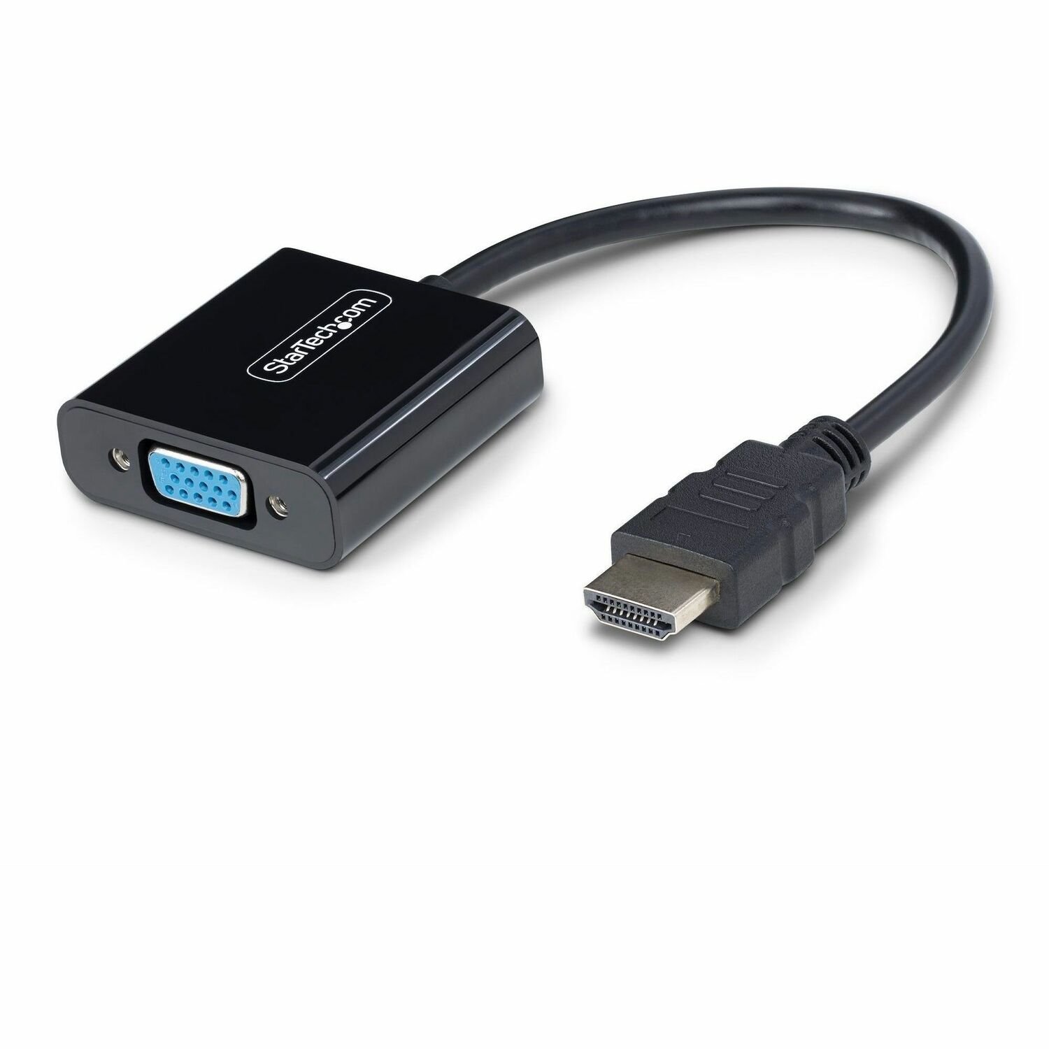 StarTech.com HDMI to VGA Adapter, Active Video Converter For Laptop/Desktop, 1920x1080 (1080p), HDMI Source to VGA Monitor/Display