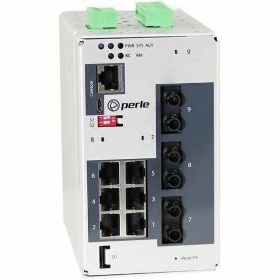 Perle IDS-409G3-T2SD10-SD160 - Industrial Managed Ethernet Switch