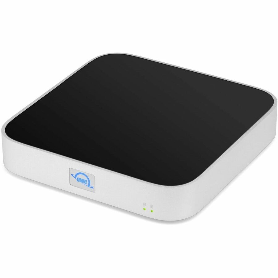 OWC miniStack STX Drive Enclosure Serial ATA, PCI Express NVMe 3.0 - Thunderbolt 4 Host Interface - Matte Black, Matte Silver
