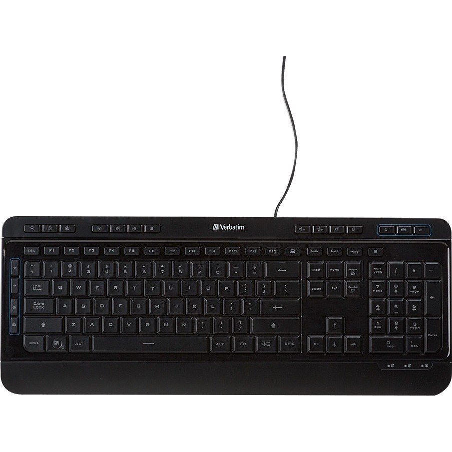 Verbatim Illuminated Wired Keyboard