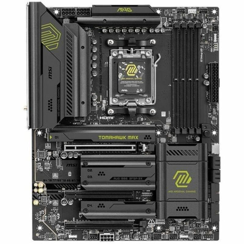 MSI MAG B850 TOMAHAWK MAX WIFI Gaming Desktop Motherboard - AMD B850 Chipset - Socket AM5 - ATX