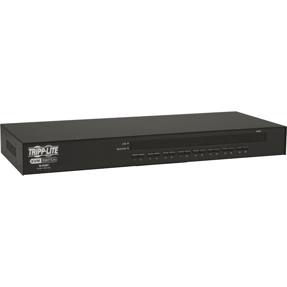 Eaton Tripp Lite Series 16-Port 1U Rack-Mount USB/PS2 KVM Switch with On-Screen Display