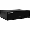 Black Box Secure KVM Switch, NIAP 4.0 Certified - 2-Port, Single-Monitor, FlexPort HDMI/DisplayPort, CAC