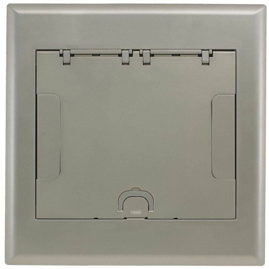 Hubbell Premise Wiring 8/10-Gang AFB Series, Cover Assembly, Satin Nickel Powder Paint Finish