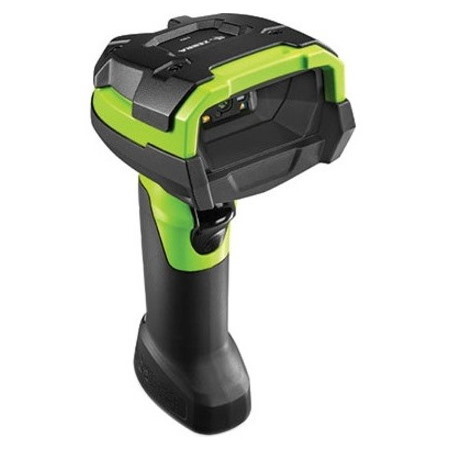 Zebra DS3608-HD Handheld Barcode Scanner - Cable Connectivity - Industrial Green