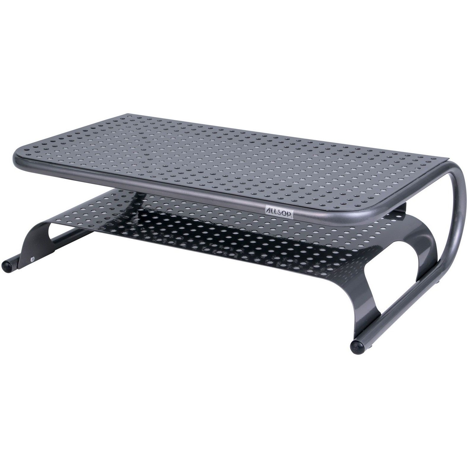 Allsop Metal Art Printer Stand 18 x 9.75 Wide Platform - Pewter (27873)