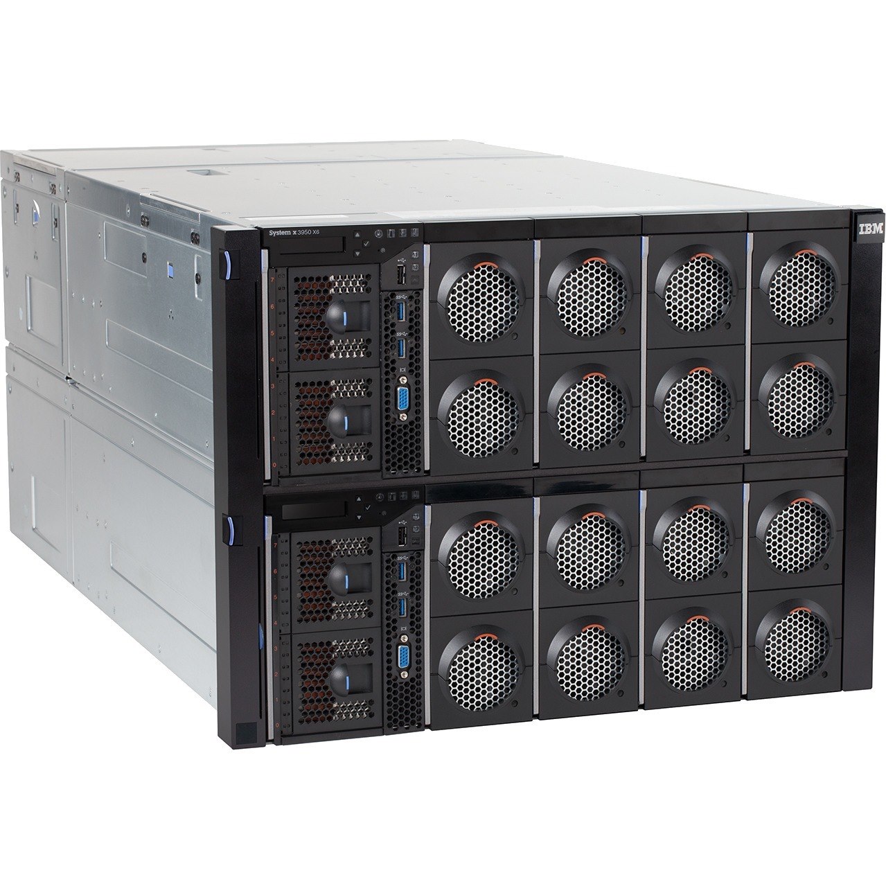 Lenovo System x x3950 X6 62418HU 8U Rack Server - 4 Xeon E7-8880 v4 2.20 GHz - 1 TB RAM - 14.40 TB HDD - (12 x 1.2TB) HDD Configuration - 1.60 TB SSD - (4 x 400GB) SSD Configuration - 12Gb/s SAS Controller