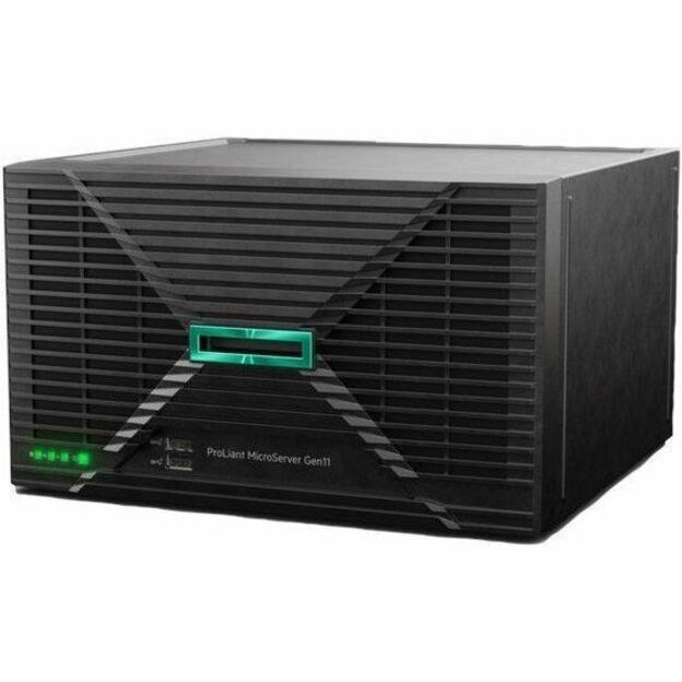 HPE ProLiant MicroServer Gen11 Ultra Micro Tower Server - 1 x Intel Xeon 6325P 3.50 GHz - 32 GB RAM - 4 TB HDD - (1 x 4TB) HDD Configuration - Serial ATA/600 Controller
