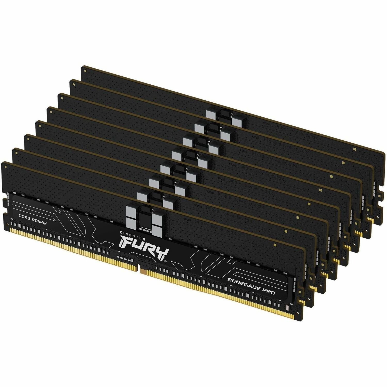 Kingston FURY Renegade Pro RAM Module for Motherboard - 128 GB (8 x 16GB) - DDR5-6800/PC5-54400 DDR5 SDRAM - 6800 MHz Single-rank Memory - CL34 - 1.40 V