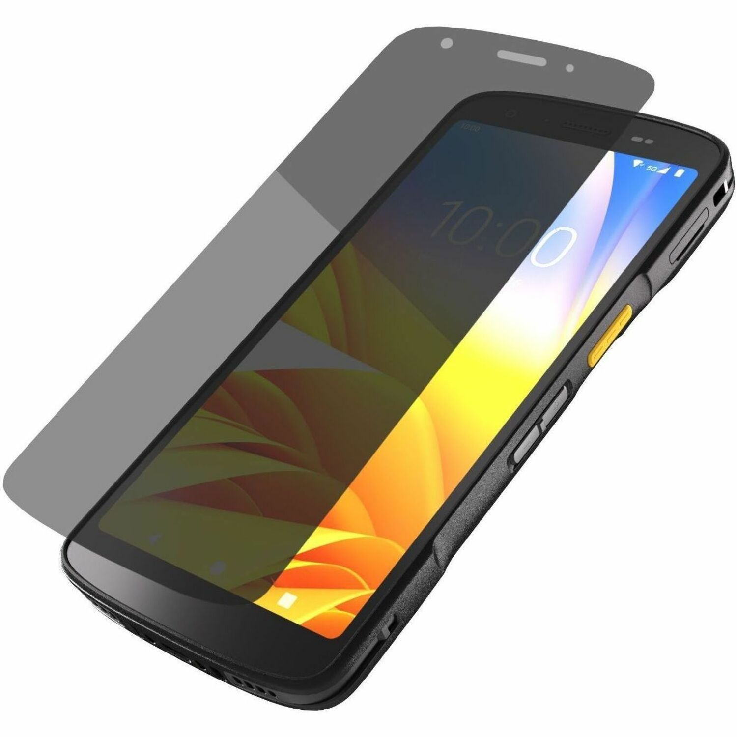 InfoCase 9H Polyethyleentereftalaat (PET), Acryl, Gehard glas Privacy screenprotector voor Zebra