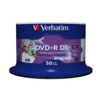 Verbatim 43703 DVD Recordable Media - DVD+R DL - 8x - 8.50 GB - 50