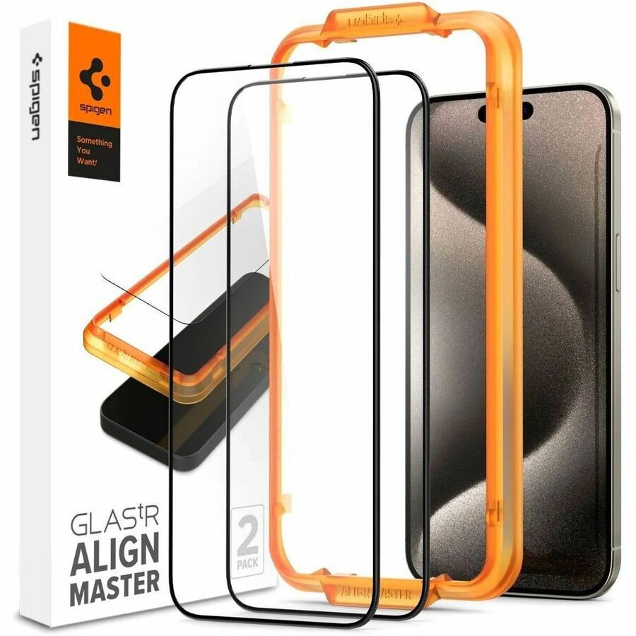 Spigen Ip15 Pro Max Glas.tR Align BLK 2P