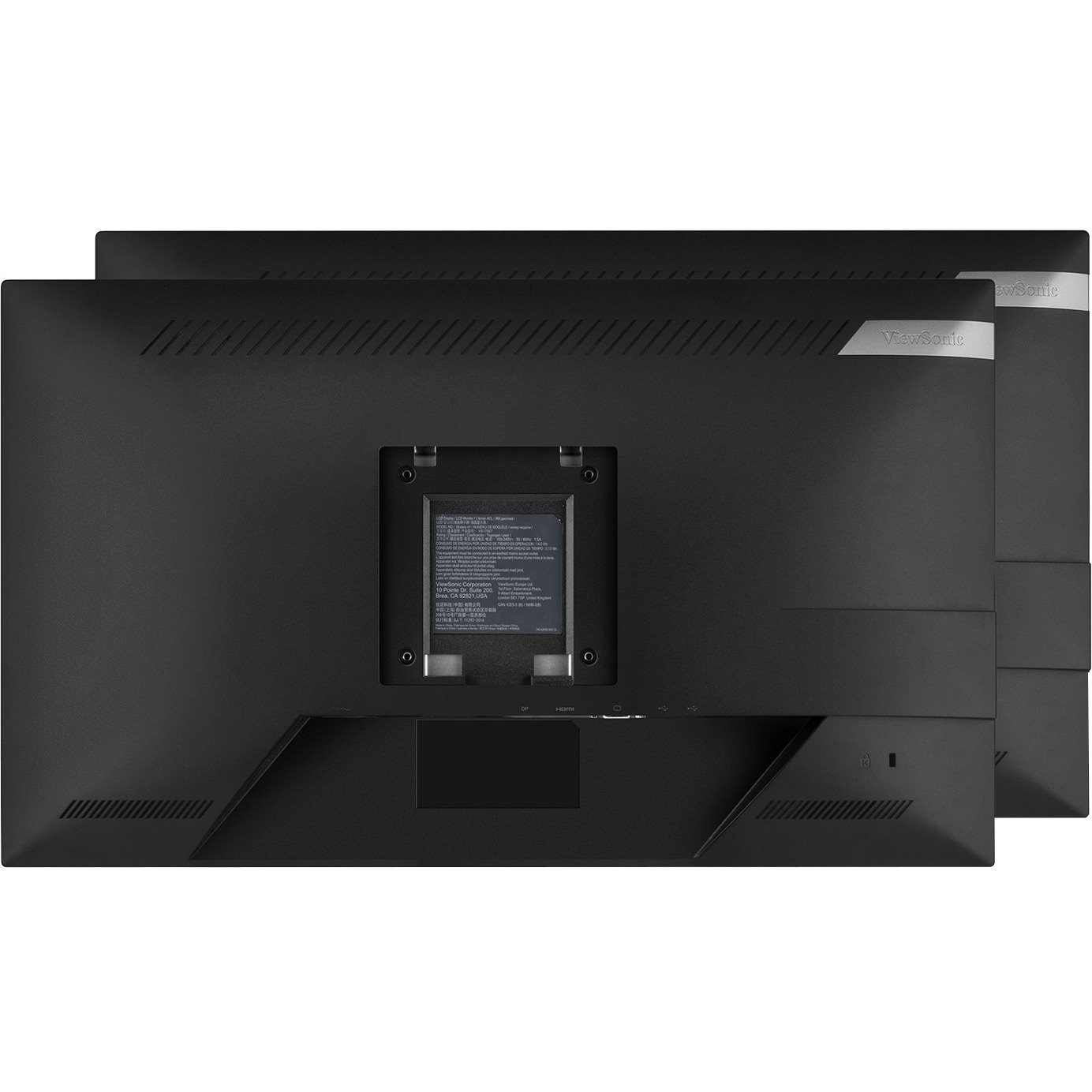 ViewSonic VG2448_H2 24 Inch Dual Pack Head-Only IPS 1080p Monitors with HDMI DisplayPort USB for Home and Office