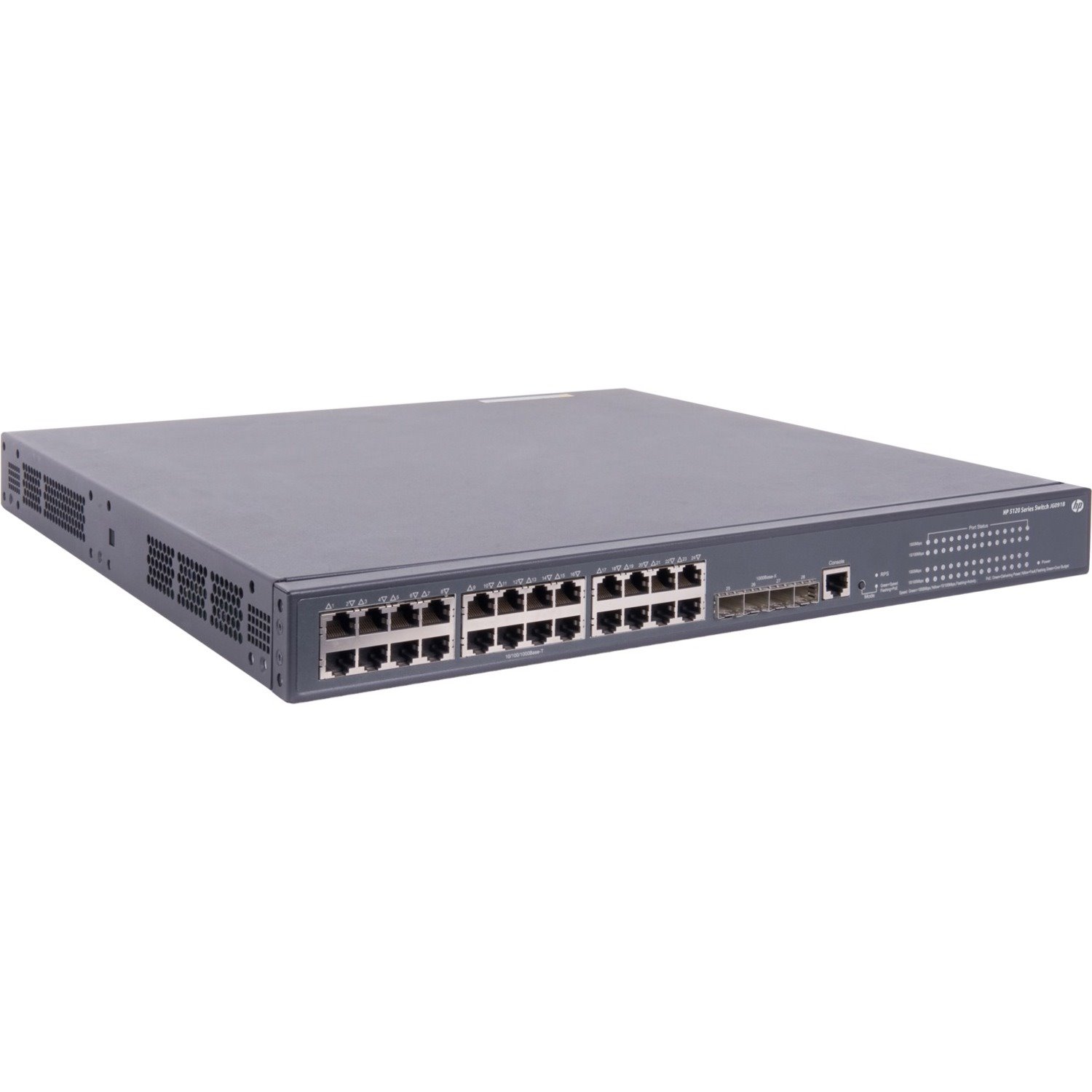 HPE FlexNetwork 5120 SI 5120 24G PoE+ (370W) SI 24 Ports Manageable Layer 3 Switch - Gigabit Ethernet - 1000Base-X, 10/100/1000Base-T