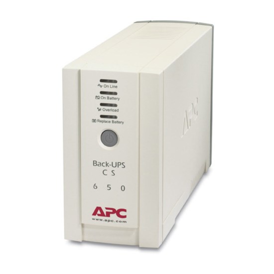 APC by Schneider Electric BACK-UPS CS 650VA Tower UPS