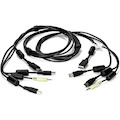 Vertiv Avocent USB Keyboard and Mouse, DisplayPort and Audio Cable, 6 ft. for Vertiv Avocent SV and SC Series Switches