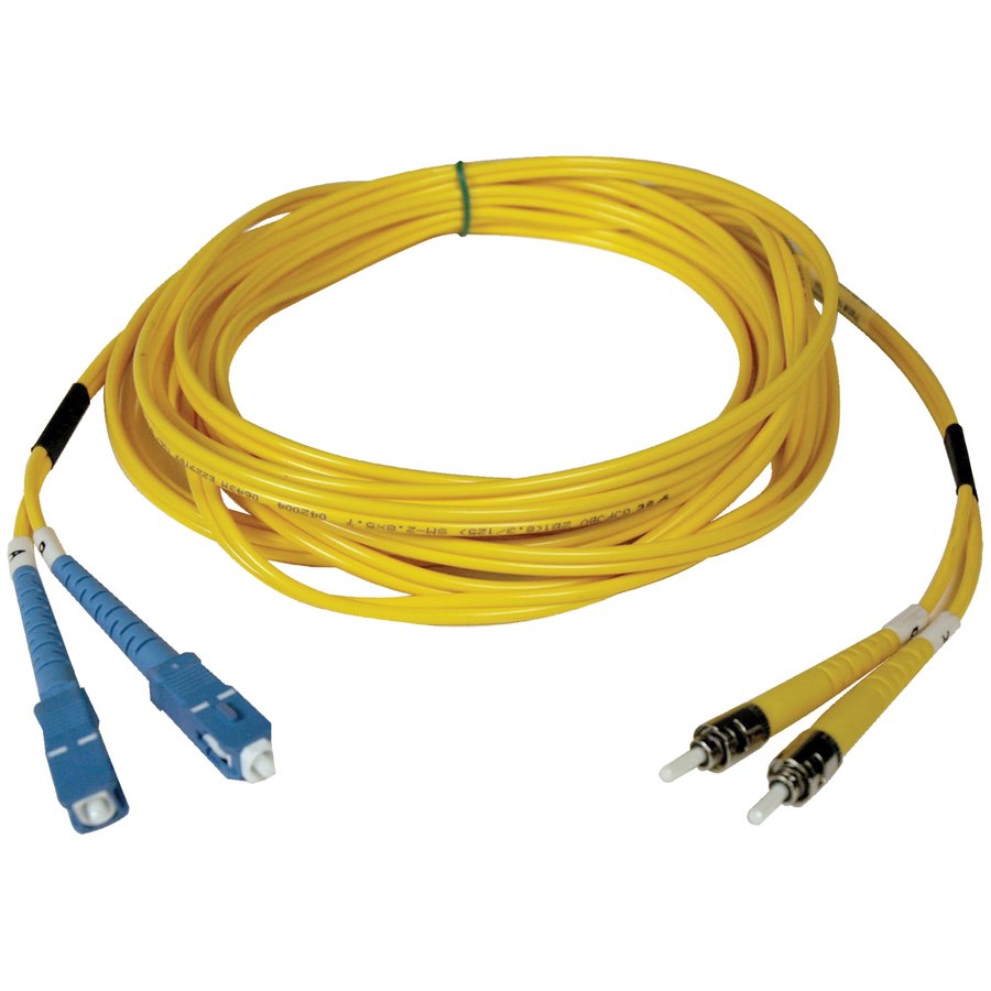 Eaton Tripp Lite Series Duplex Singlemode 9/125 Fiber Patch Cable (SC/ST), 2M (6 ft.)