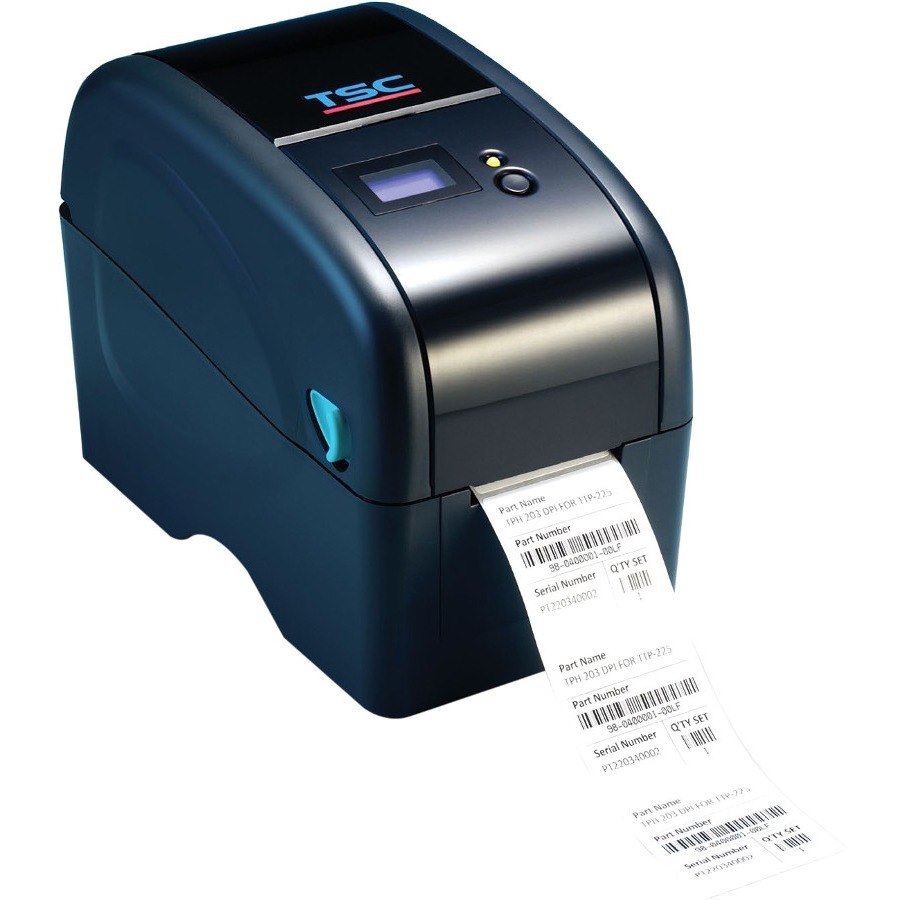 TSC Auto ID TTP-225 Desktop Direct Thermal Printer - Monochrome - Label Print - USB - Serial