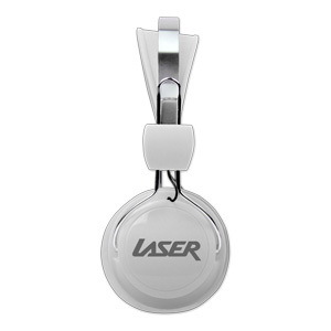 LASER Headphones Stereo Kid Friendly - White