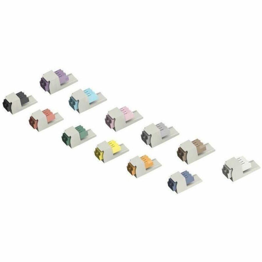 Panduit Mini-Com LC Duplex Non-Keyed Fiber Adapter Module