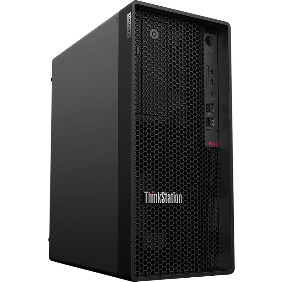 Lenovo ThinkStation P340 30DH00JAUS Workstation - 1 i7-10700 - 16 GB - 512 GB SSD - Tower - Raven Black