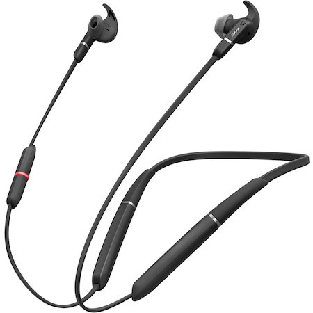 Jabra EVOLVE 65e MS Wireless Behind-the-neck, Earbud Stereo Earset - Black