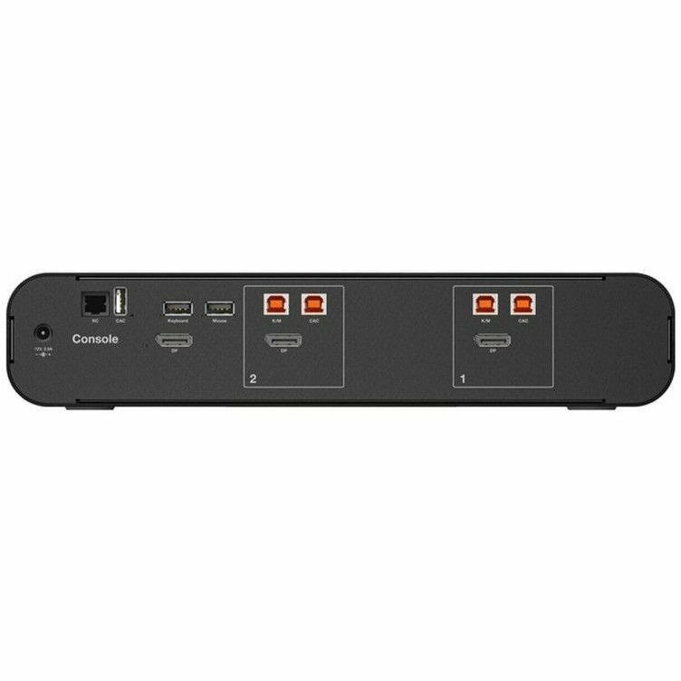 Belkin Universal DisplayPort Secure KVM, 2-Port Single Head with CAC