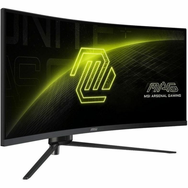 MSI MAG 345CQR 34" Class UW-QHD Curved Screen Gaming LED Monitor - 21:9 - Metallic Black