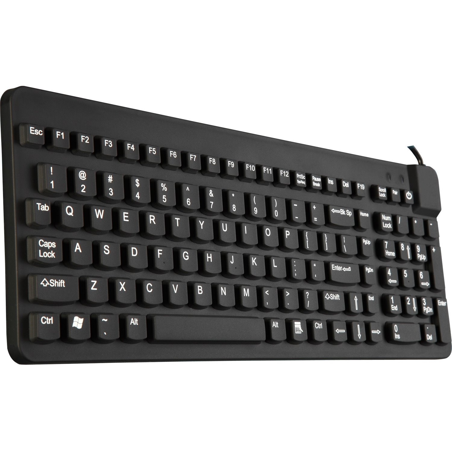 Man & Machine Premium Full Size Waterproof Disinfectable Keyboard