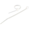 C2G 7.5in Cable Ties - White - 100pk