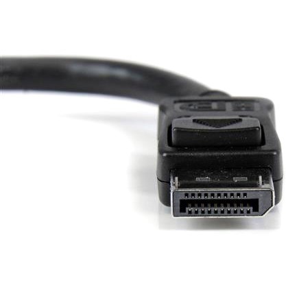 StarTech.com DisplayPort to DVI Adapter, DisplayPort to DVI-D Adapter/Video Converter 1080p, DP 1.2 to DVI Monitor, Latching DP Connector