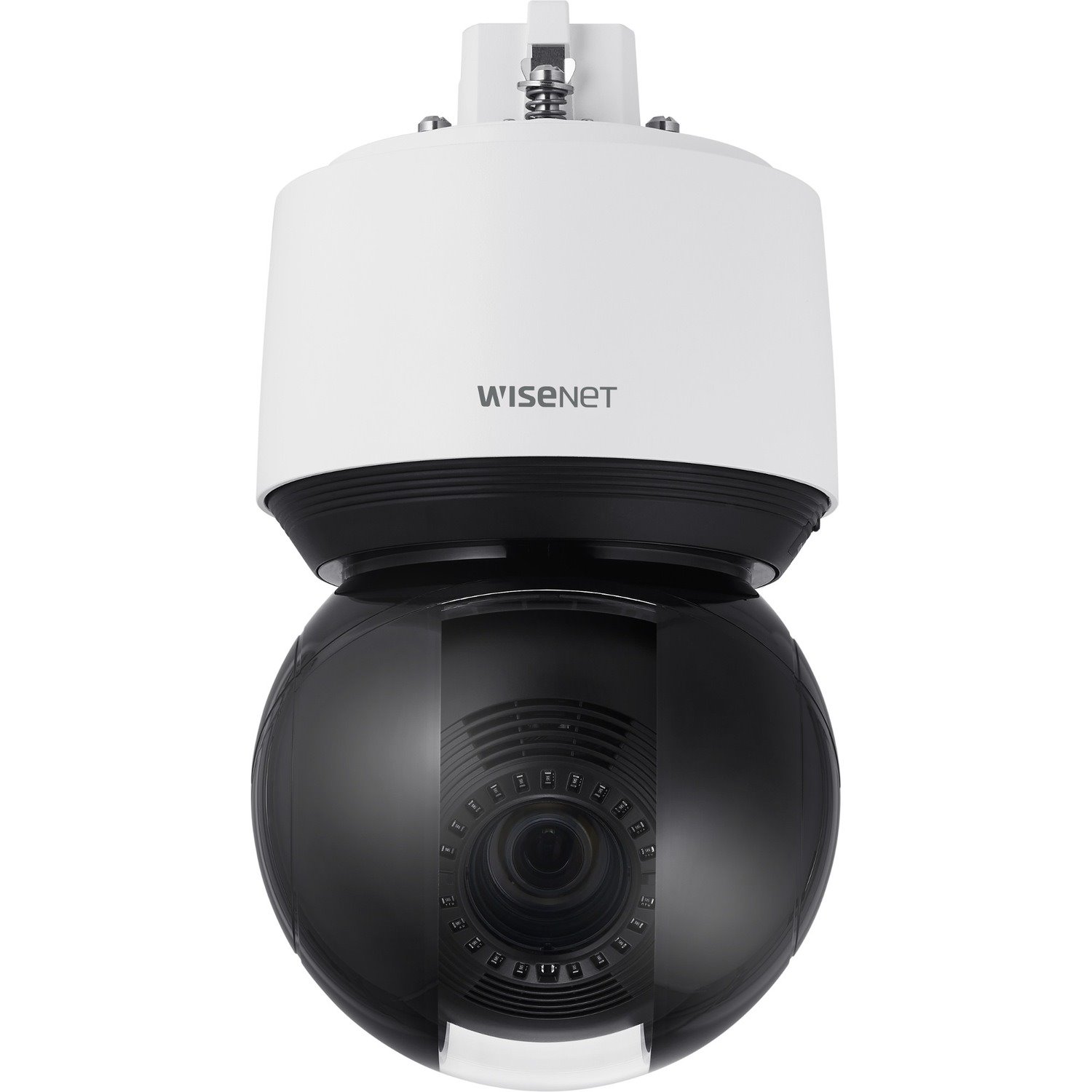 Wisenet XNP-9250R 8 Megapixel Outdoor 4K Network Camera - Color - Dome - White, Black