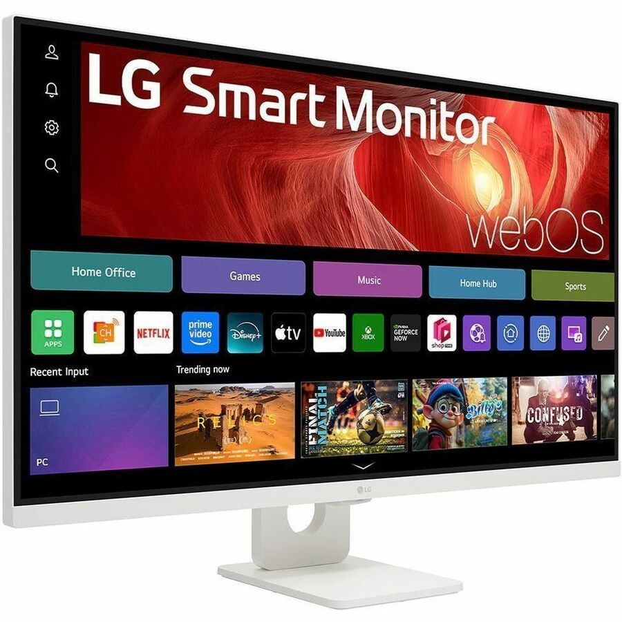 LG 32U721SA-W 32" Class 4K UHD Smart LCD Monitor - 16:9 - White