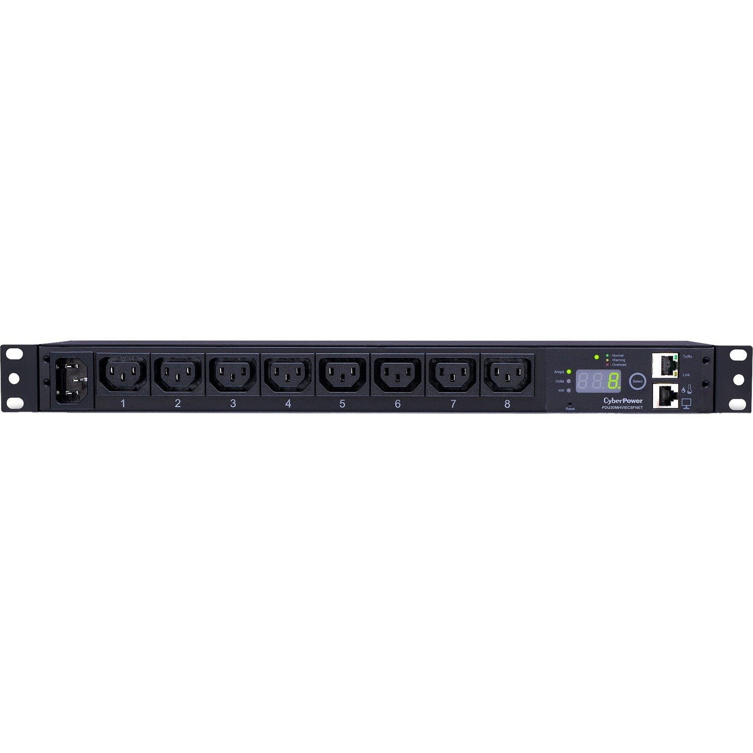 CyberPower PDU20MHVIEC8FNET 200 - 240 VAC 20A Monitored PDU