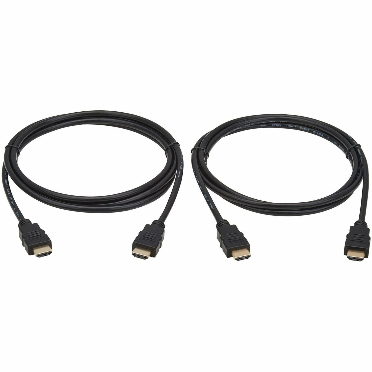 Tripp Lite series High-Speed 4K HDMI Cables (M/M) - 4:4:4, 6 ft. (1.8 m), Black, 2 Pack