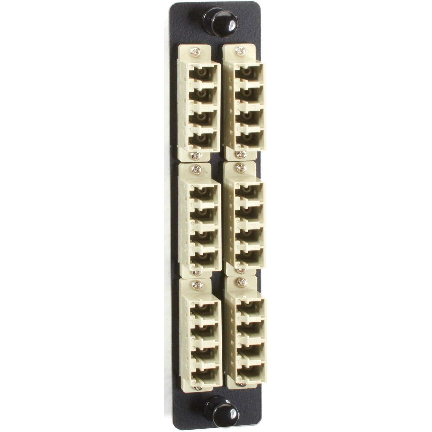 Black Box High-Density Multimode Fiber Adapter Panel - Ceramic Sleeve