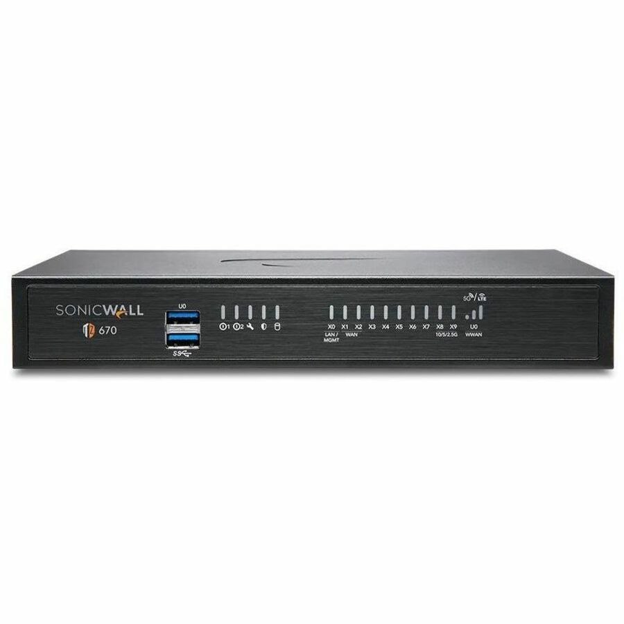 SonicWall TZ670 Network Security/Firewall Appliance