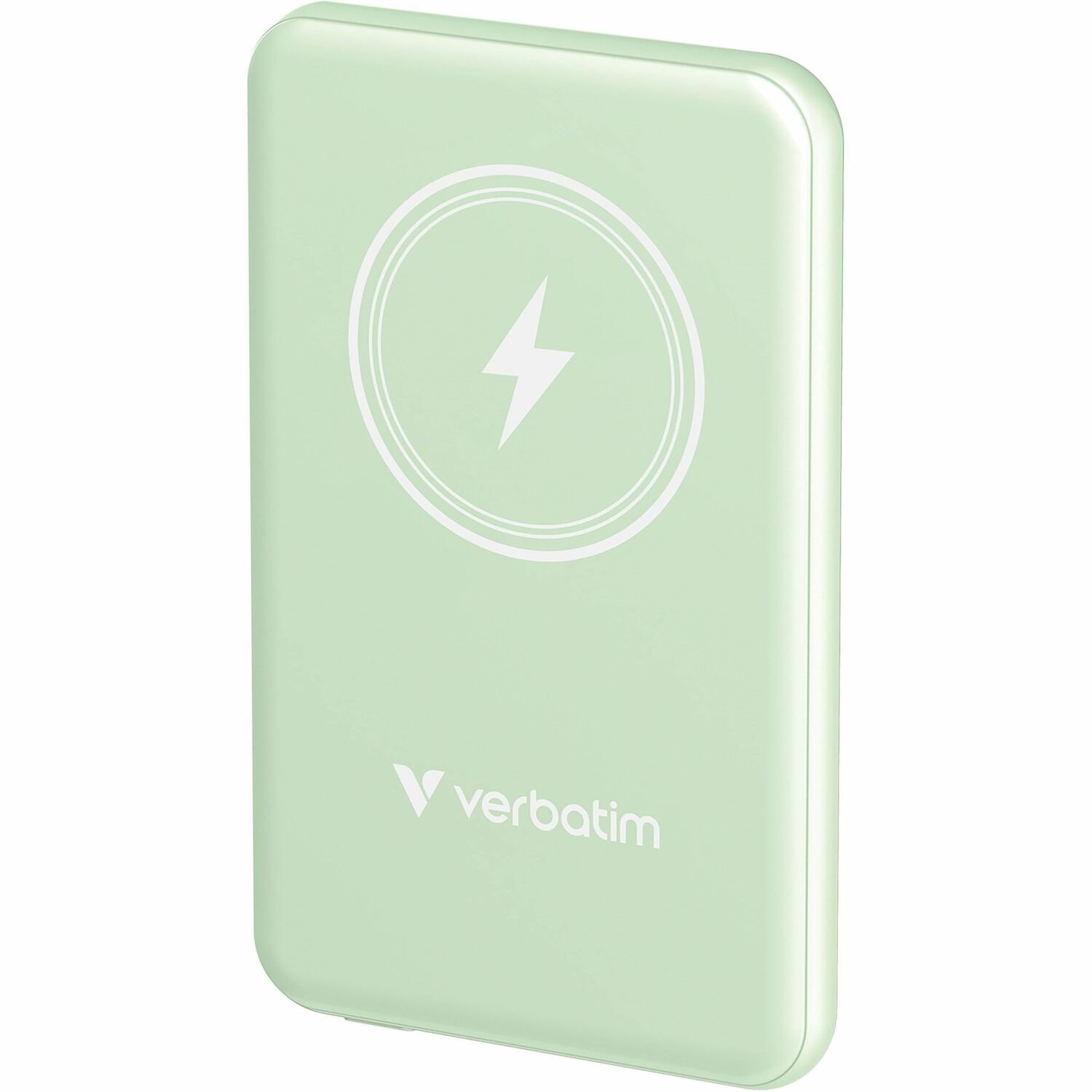 Verbatim Charge 'n' Go Magnetic Wireless Power Bank 5000 mAh - Green