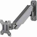 Wall Mount for TV & Monitors (Spring Arm 2 pivots), For screens 17" to 32" , VESA compatability: 75x75mm and 100x100mm - check the dimensions of the four mounting holes on back of screen to ensure it fits, Max 8kg, Black, Bracket, Lifetime Warranty
