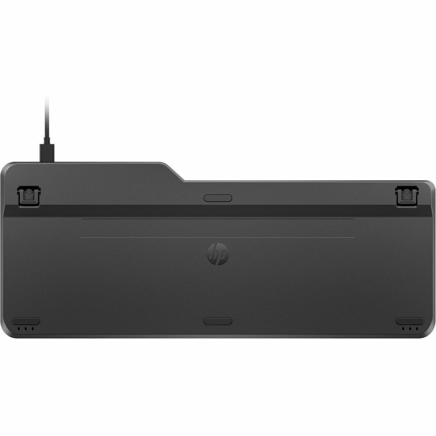 HP 400 Keyboard - Cable Connectivity - USB Type A, USB Type C Interface - LED - English (UK) - Black
