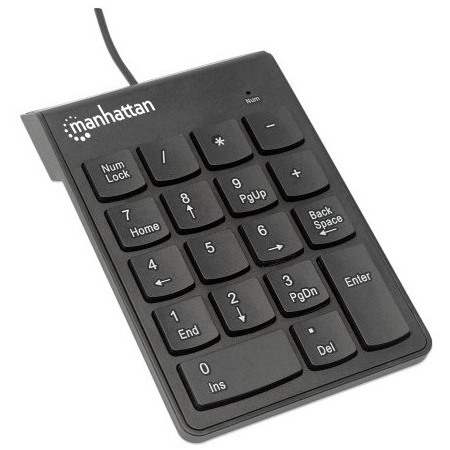 Manhattan USB Numeric Keypad with 18 Full-size keys