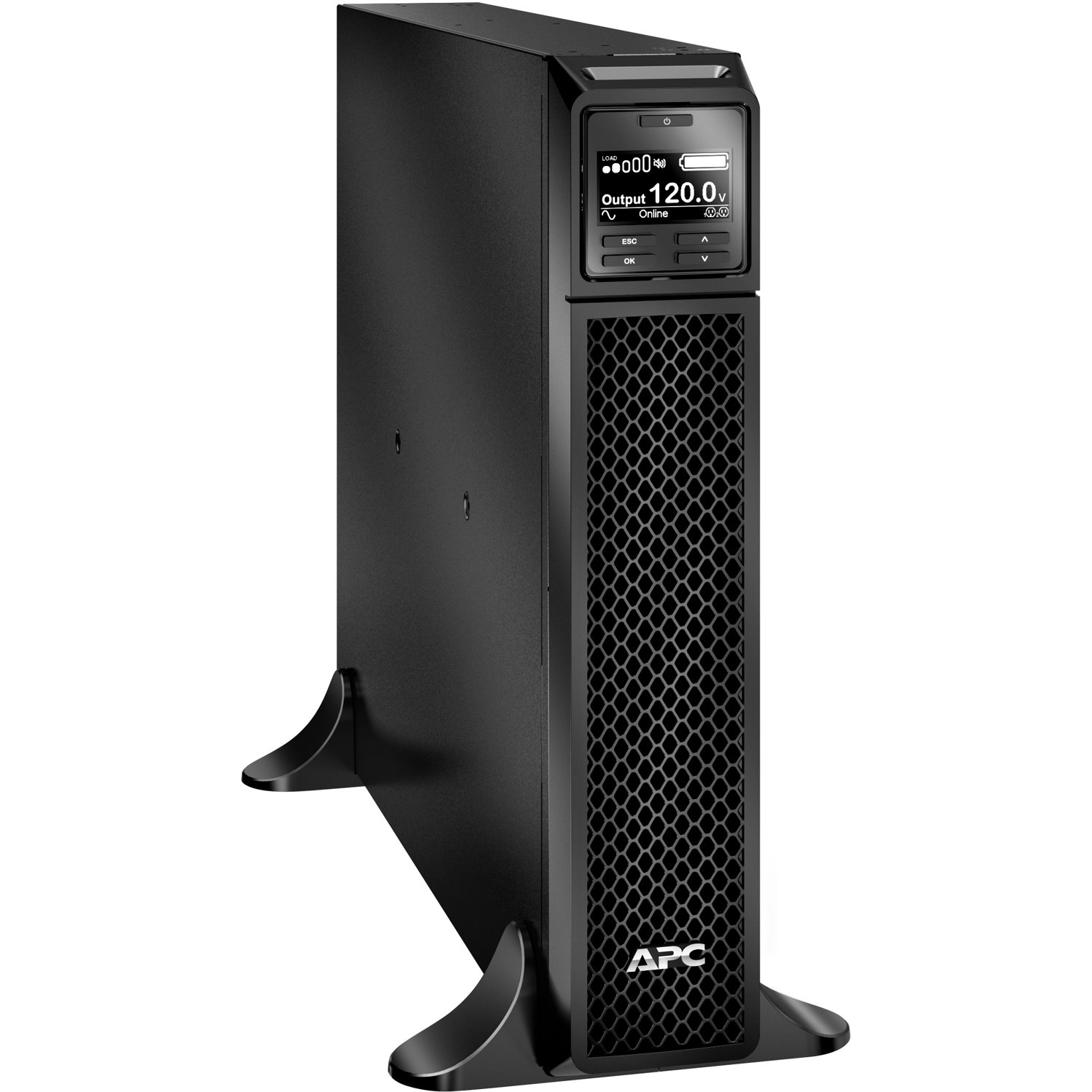 APC Smart-UPS On-Line, 2200VA, Tower, 120V, 6x 5-20R+1x L5-20R NEMA outlets, SmartSlot, Extended runtime, W/O rail kit