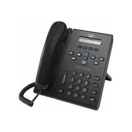 Cisco Unified 6921 IP Phone - Refurbished - Corded - Corded - Wall Mountable - Charcoal