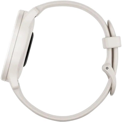 Garmin v&iacute;vomove Sport Smart Watch - 40 mm Case Height - 40 mm Case Width - Ivory, Peach Gold Body Color - Fiber Reinforced Polymer Case Material - Silicone Band Material