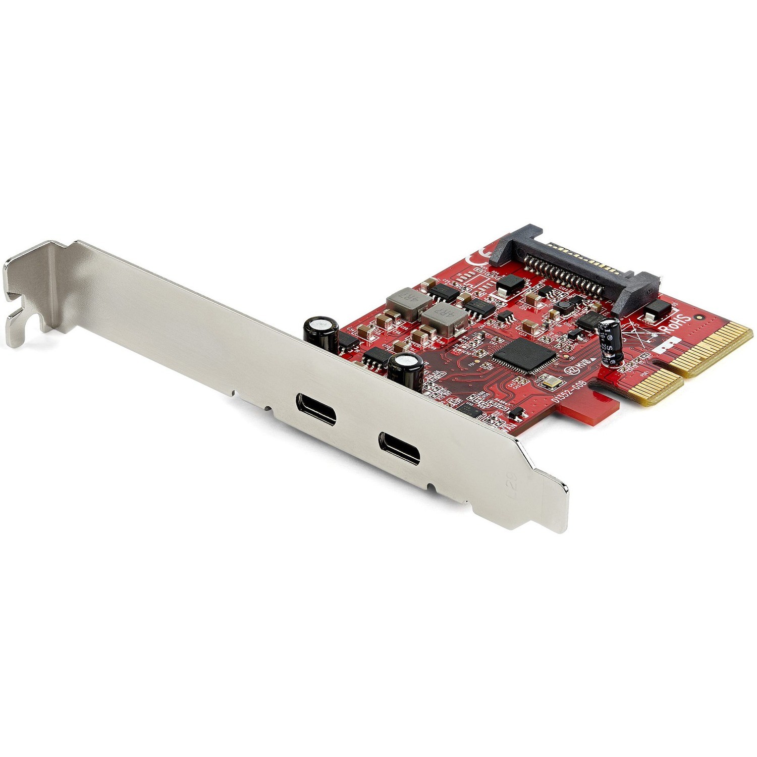 STARTECH.COM 2 PORT 10Gbps PCIE USB-C CARD, USB 3.1, LOW PROFILE, 2YR