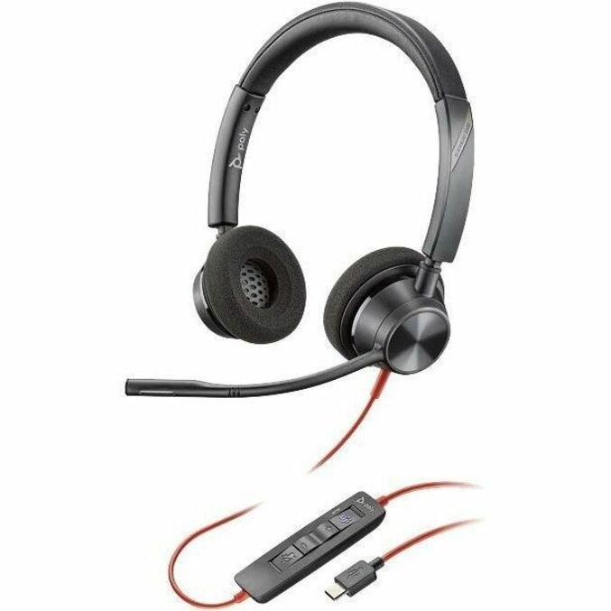 Poly Blackwire 3320 - 3300 Series - Headset - On-Ear