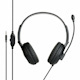 Verbatim Wired On-ear, Over-the-head Stereo Headset - Black