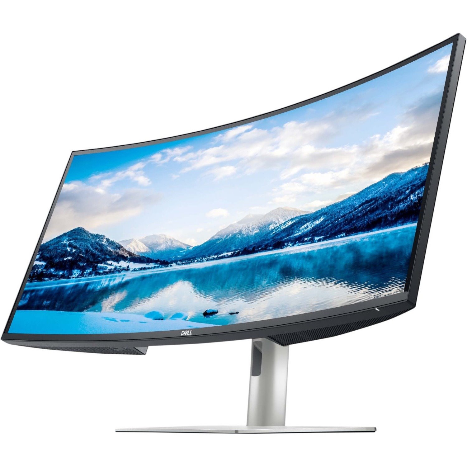 Dell UltraSharp U3421WE 34" Class Curved Screen LCD Monitor - 21:9 - Platinum Silver