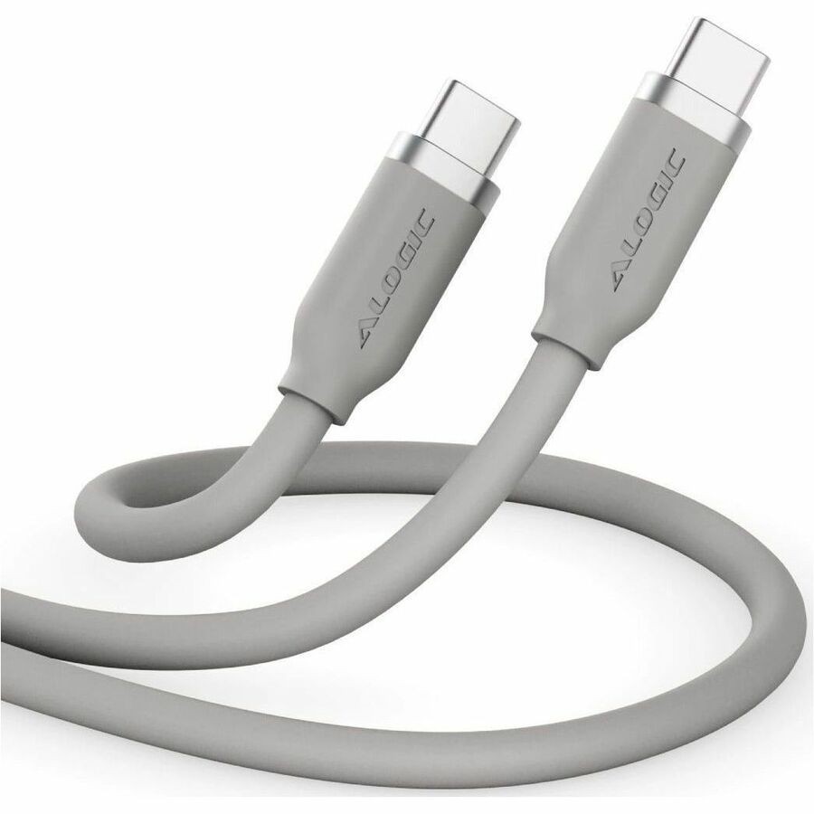 Elements Silicone 5A/240W USB2 USB-C to C Male Cable Titanium Grey 2m